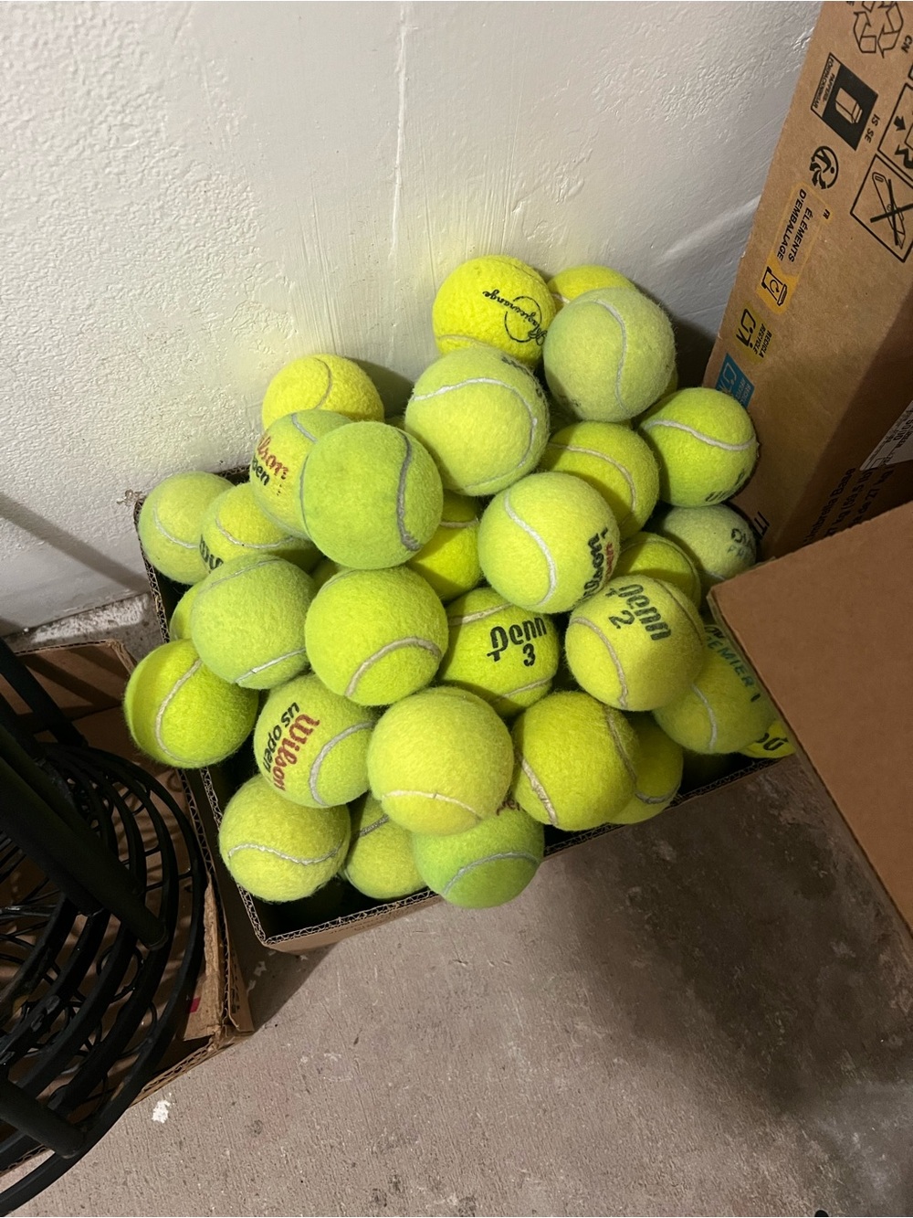 50 tennis balls